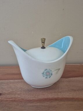 Taylor Smith & Taylor Ever Yours Boutonniere Vintage Sugar Bowl with Lid